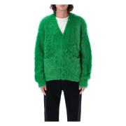 Bright Green Strikvarer Cardigan AW24