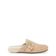 Shearling Mule Slip-On Sko