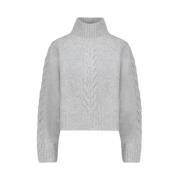 Lys Grå Merino og Cashmere Sweater