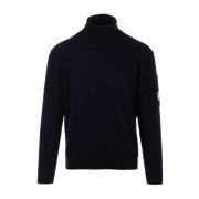 Lambswool Roll Neck Strik