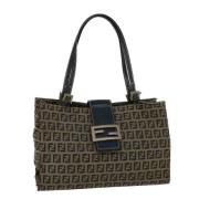 Pre-owned Canvas fendi-tasker