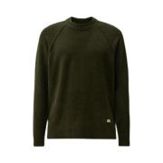 Grøn Alpaca Crew Neck Sweater