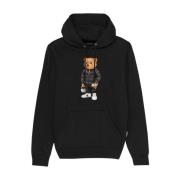 XCIII Sort Hoodie Filou Stil