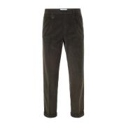 Grøn Corduroy Regular Fit Bukser