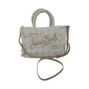 Elegant Colette Tweed Frynse Taske