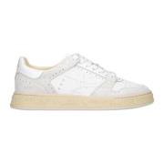 Sporty Couture Sneakers med Brogue Detaljer