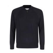 Merino Uld Halv Zip Sweater