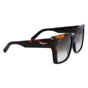 Sort Acetat Dame Solbrille