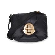 Quiltet Crossbody Taske med Justerbar Rem