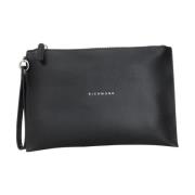 Sort Minimalistisk Elegant Clutch