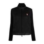 Kvinders Hybrid Zip Top i Sort