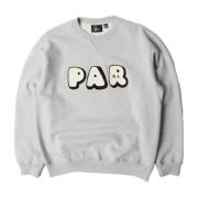 Chenille Broderet Crew Neck Sweatshirt