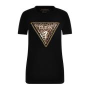 Trekantet Logo Rhinestone T-shirt