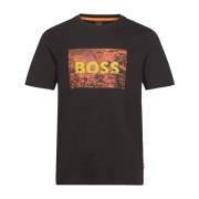 Bygning Print Herre Tee