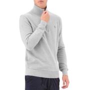 Strikket Half Zip Andover Heather