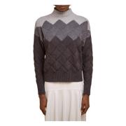 Diamant Tricolor Cashmere Sweater