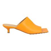 Laeder mules-clogs