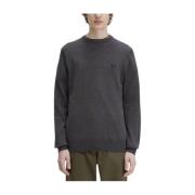 Merino Uld Rund Hals Sweater