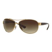 Brun Gradient Aviator Solbriller