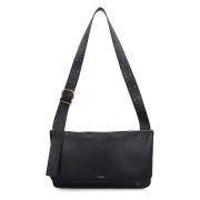 Elegant Leather Crossbody Taske