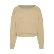 Chenille Rund Hals Sweater