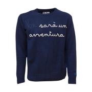 Rundhalset Sweater - Multifarvet