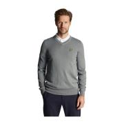 V-hals Golf Pullover Strik