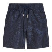 Blå Paisley Badeshorts