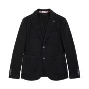 Sort Slim Fit Blazer Jakke