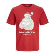 Sjov Jule T-shirt Kortærmet