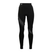 Sort Afslappet Bomuld Leggings