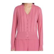 Pink Cardigan Sweater Peonia