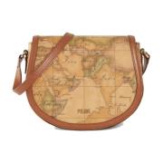 Klassisk Geo Print Crossbody Taske