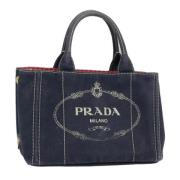 Pre-owned Canvas prada-tasker