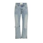 Mid-rise Blå Denim Jeans