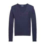 Slim Fit Sweater med Logo