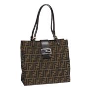 Pre-owned Canvas fendi-tasker