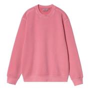 Duster Script Sweat Charm Pink