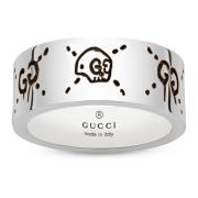 925 sterlingsølv - Gucci Ghost ring i skinnende alderen sterlingsølv