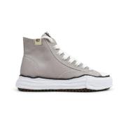 Canvas High-Top Sneaker i Grå