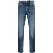 Blå Skinny Jeans Tapered Houston