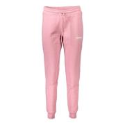 Sporty Pink Damebukser med Elastisk Talje