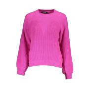 Elegant Turtleneck Sweater med Kontrastdetaljer