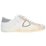 Lave Top Sneakers Mixage Pop Blanc Denim