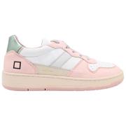 Hvide-Rosa Court 2.0 Sneakers