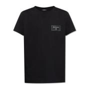 T-shirt med logo patch