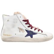 Hvide Lilla Stjerne Shearling Sneakers