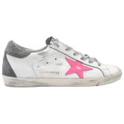 Hvide Fuxia Star Sneakers