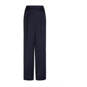 Satin Wide Leg Trousers