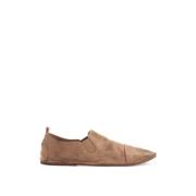 Suede Moccasins med elastiske indsatser